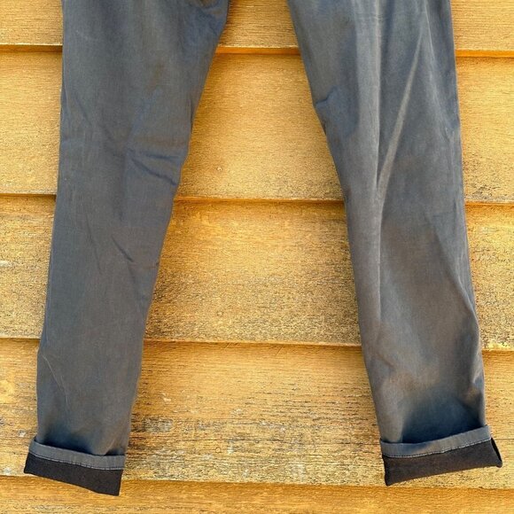 AG The Primo Cigarette Leg Charcoal Gray Adriano Goldschimied  Stretch Jeans 28 - Picture 10 of 11